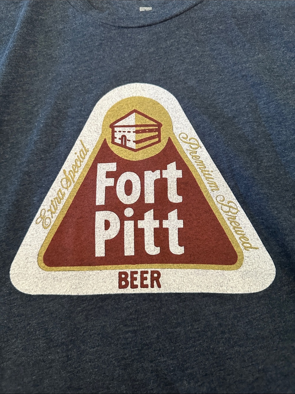 Fort Pitt Beer Navy Tee